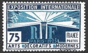 Doyle's_Stamps: MH Paris 1925 Modern Arts Set, Scott #220* to #225*