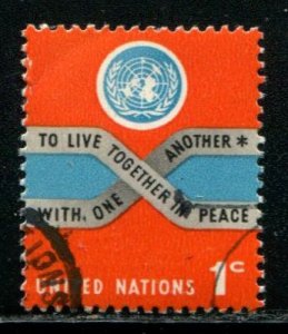 146 UN New York 1c Definitive,  used