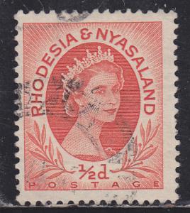 Rhodesia & Nyasaland 141 Queen Elizabeth II 1954