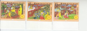 2019 Sri Lanka Vesak Day (3) (Scott 2183-85) MNH