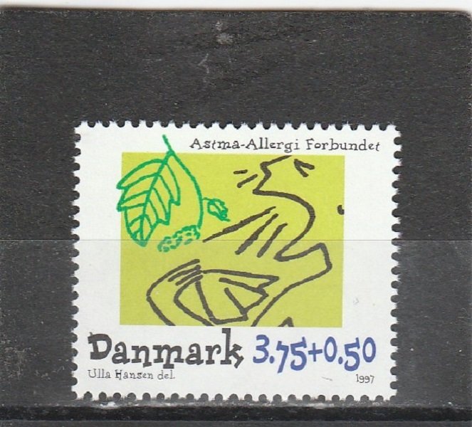 Denmark  Scott#  B82  MNH  (1997 Asthma-Allergy Association)