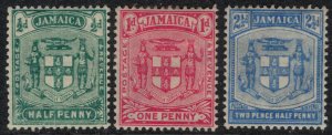 Jamaica #58-9,46*  CV $10.60