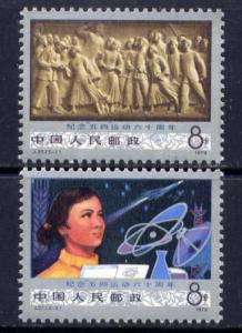 CHINA - PRC SC#1475-1476 J37 May 4 Movement (1979) MNH