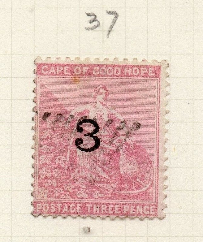 Cape of Good Hope 1880 Early Issue Fine Used 3d. Surcharged 284447