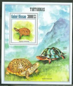 GUINEA BISSAU 2013 TURTLES SOUVENIR SHEET MINT NH