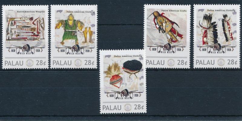 [80924] Palau  Native Americans Indians Weapons Clothing MNH