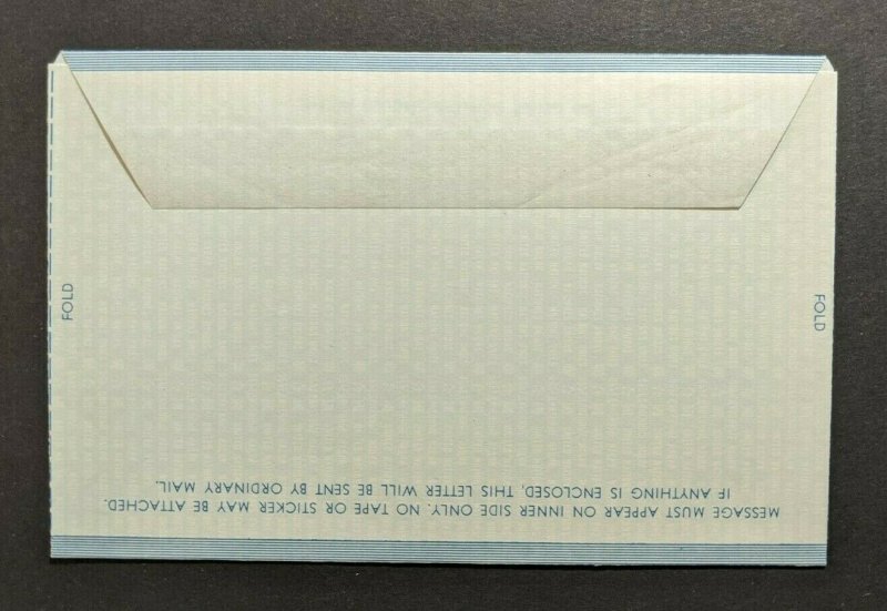 Mint Vintage United Nations Air Letter Postal Stationary