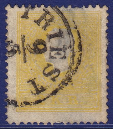 Austria - 1858 - Scott #6 - used - Franz Josef - TRIEST pmk