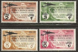 Cyrenaica C20-C23, mint, hinged.  Complete set.   1934.  (C357)