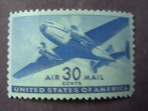 U.S.# C30-MINT/NEVER HINGED----BLUE------AIR-MAIL-------1941