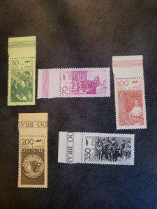 Stamps Brazil Scott 1242-6 never hinged