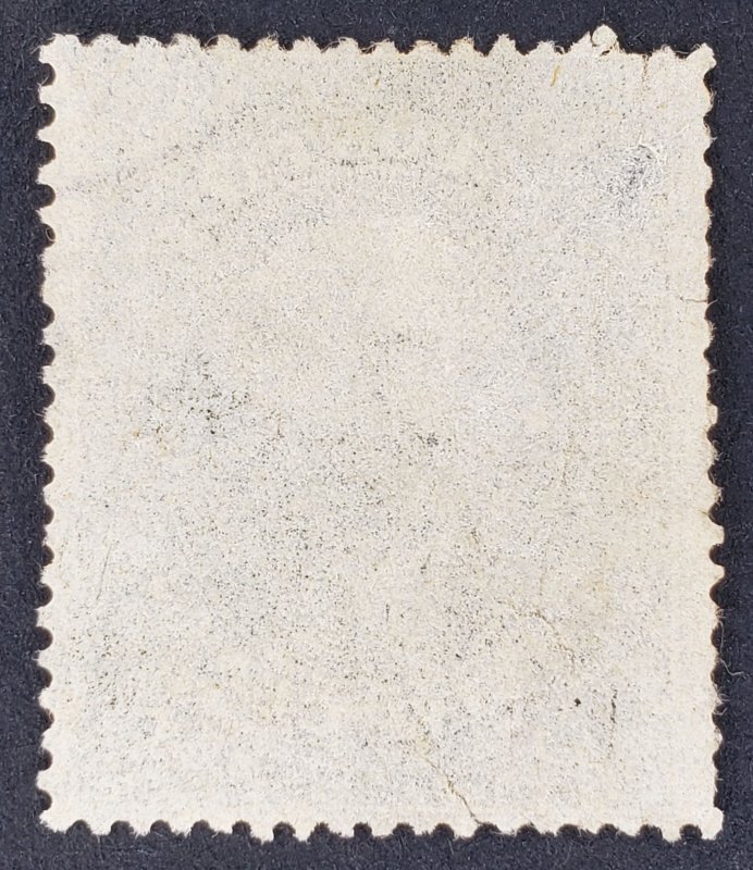 United States, Scott #36, F used, small thin, 3 small tears, crease, all at left