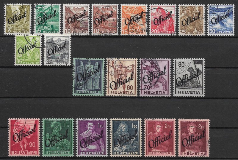 Switzerland: 1942 Officials Used