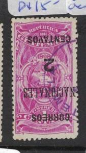 Guatemala SC 93 Inverted Surcharge VFU (4dqn)