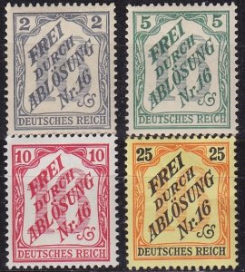 GERMANY REICH Dienst [1903] MiNr 0009 ex ( */mh ) [01]