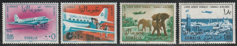 Somalia #276-277, C97-C98 MNH Full Set of 4 cv $9.55