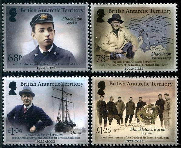 2021 British Antarctic Territory Ernest Shackleton (4) (Scott NA) MNH