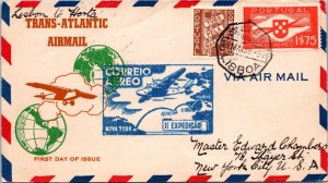 Portugal 1939 FDC - Trans Atlantic Airmail - Lisbon - F78936