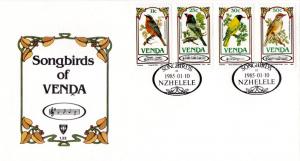 Venda - 1985 Songbirds FDC SG 103-106