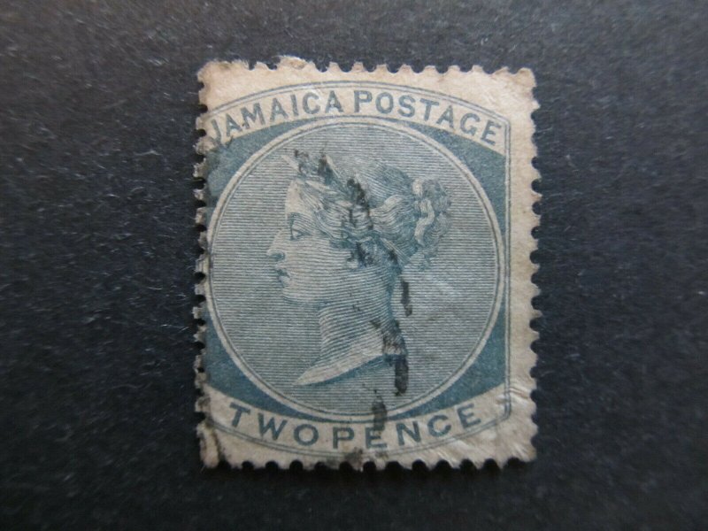 A4P21F22 Jamaica 1883-97 Wmk Crown CA 2d used