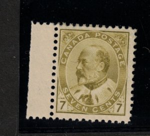 Canada #92 Mint Fine+ Lightly hinged