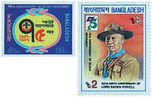 37950 MNH BANGLADESH 1982 75 ANIVERSARIO DEL ESCULTISMO