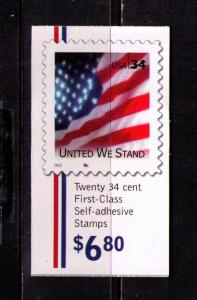 US USA Sc# 3549B MNH FVF BK287 Flags