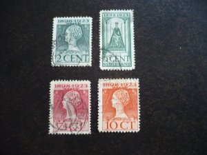 Stamps - Netherlands - Scott# 124-127 - Used Part Set of 4 Stamps