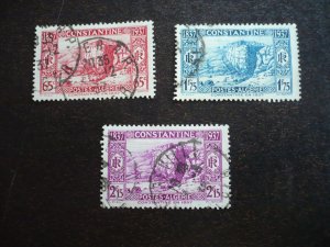 Stamps - Algeria - Scott# 113,115,116 - Used Part Set of 3 Stamps