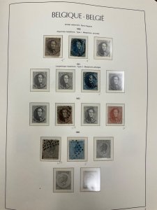 BELGIUM  Stamp collection, 1851-1958 MNH, Mint, & Used  CV $1235. Lighthouse