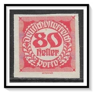 Austria #J101 Postage Due NG