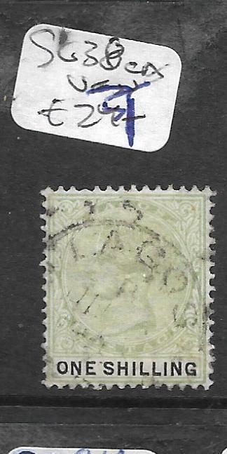 LAGOS (PP2201B) QV 1/-  SG 38  VFU