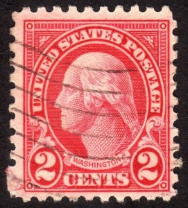 1924, US 2c, Washington, Used, Sc 583