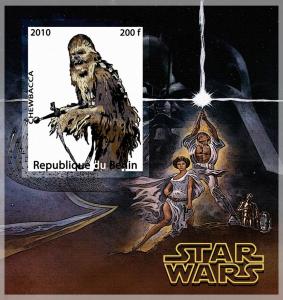 BENIN SHEET IMPERF STAR WARS CINEMA