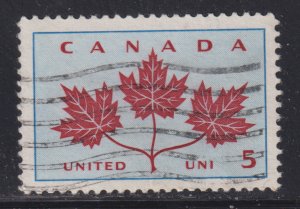 Canada 417 Canadian Maple Leaves 5¢ 1964