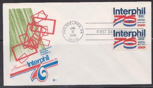 1632 Interphil Unaddressed Cover Craft FDC
