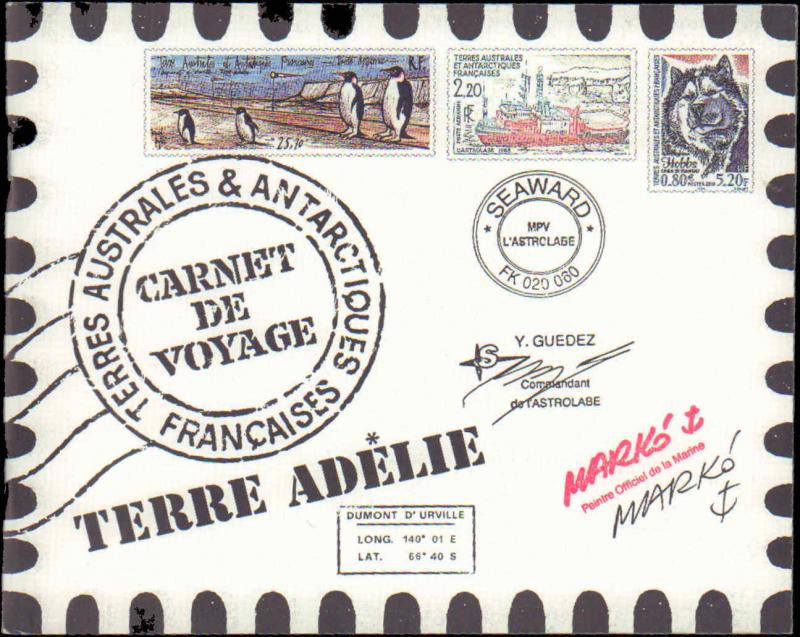 French Southern & Antarctic Territory #294, Souvenir Booklet, Never Hinged