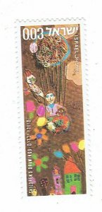 ISRAEL SCOTT#506 1973 CHILDREN'S DRAWINGS - BALLOON RIDE - MNH