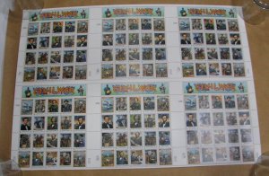 US Stamp #2975 1995 Civil War Press Sheet 6 Panes of 20 MNH Uncut