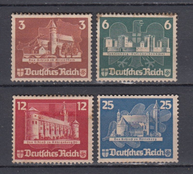 1935 Germany Third Reich Full Ostropa Set Michel 576/9 MNH w/Original Sulfur Gum