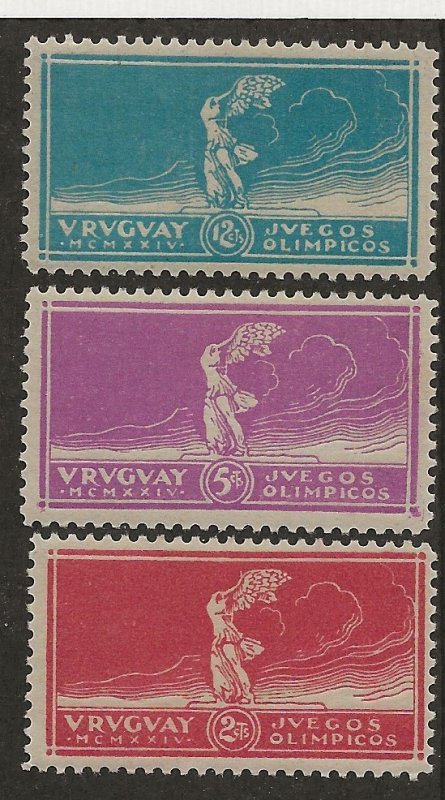 Uruguay 282-284 Set MH