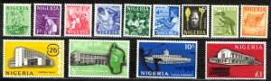 Nigeria Sc# 101-113 MNH 1961 Definitives