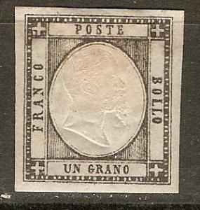 Italy Two Sicilies Naples 21 MHR Part OG VF Cert 1861 SCV $400.00