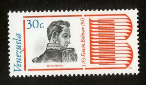 VENEZUELA 1196 MNH BIN .50