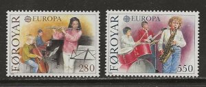 Faroe Islands Scott catalog # 125-126 Mint NH