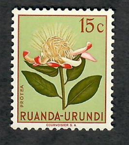 Ruanda-Urundi #115 Flowers MNH single