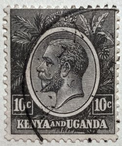 AlexStamps KENYA AND UGANDA #22 FVF Used 