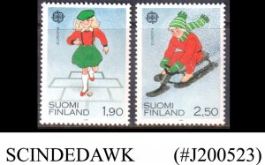 FINLAND - 1989 EUROPA - CHILDREN'S GAMES - 2V MINT NH