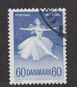Denmark # 401, Ballet Dancer, Used,