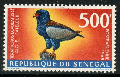 Senegal 1967 Birds & Flowers Airmail set Sc# C53-57 NH